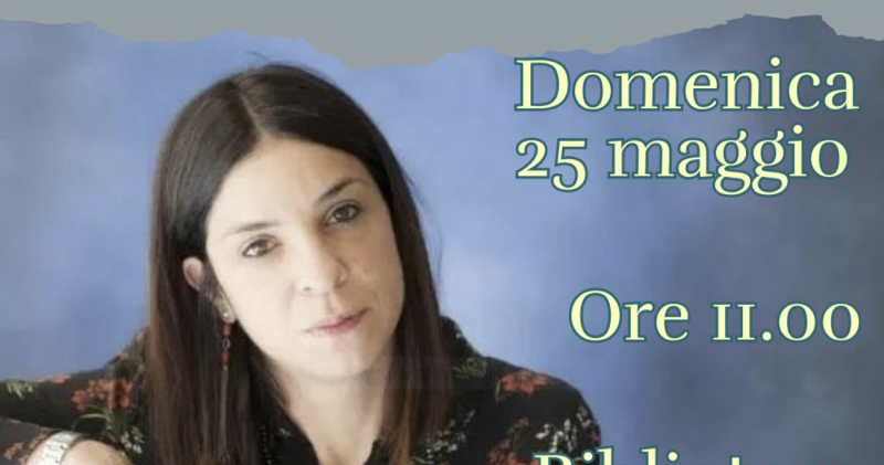 Antonella Lattanzi alla Biblioteca Comunale